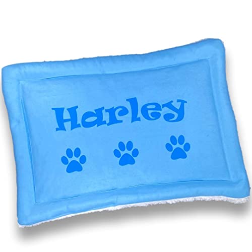 Personalized Dog Crate Mat - Small - Color Options