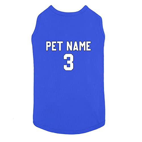 Personalized Custom Dog Shirt with Name and Number