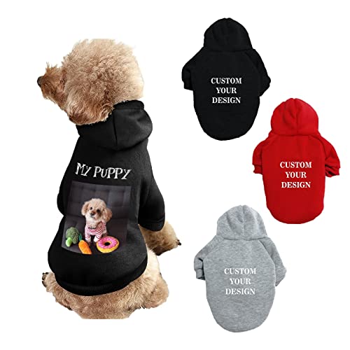 Personalized Warm Hoodie with Custom Name/Text/Photo/Logo