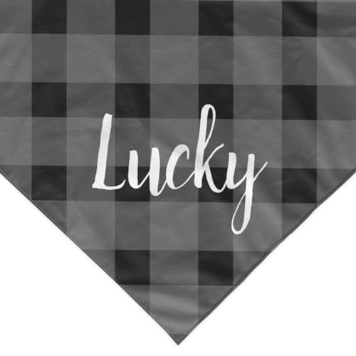 Personalized Dog Bandana with Name for Small Medium Large Dogs and Cats