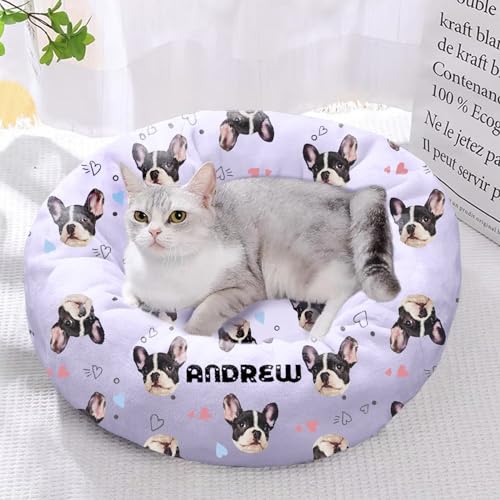 Personalized Custom Pet Bed for Dogs and Cats