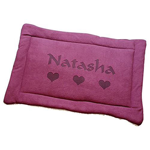 Personalized Dog Crate Mat - Small - Color Options