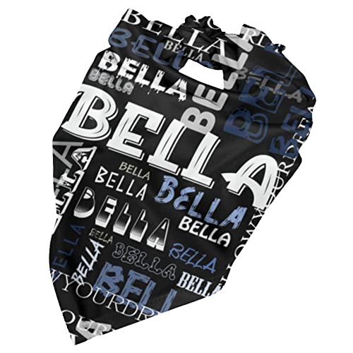 Personalized Pet Bandana with Name and Image Customization