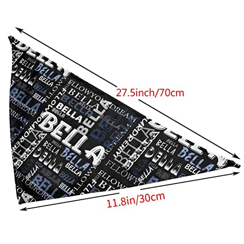 Personalized Pet Bandana with Name and Image Customization