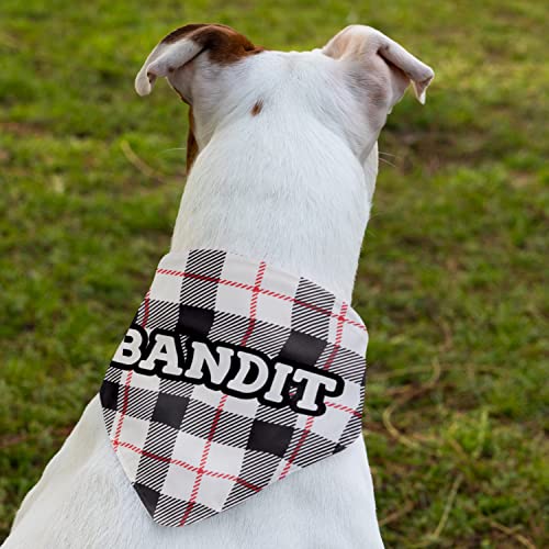 Customizable Dog Christmas Bandanas in 3 Sizes, 10 Designs