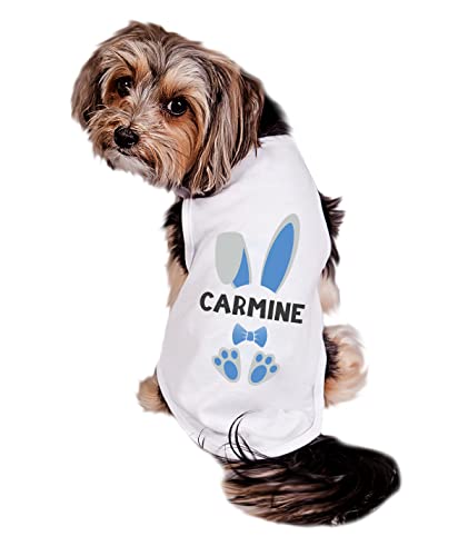 Easter Bunny Dog Shirt with Personalized Bunny Ears