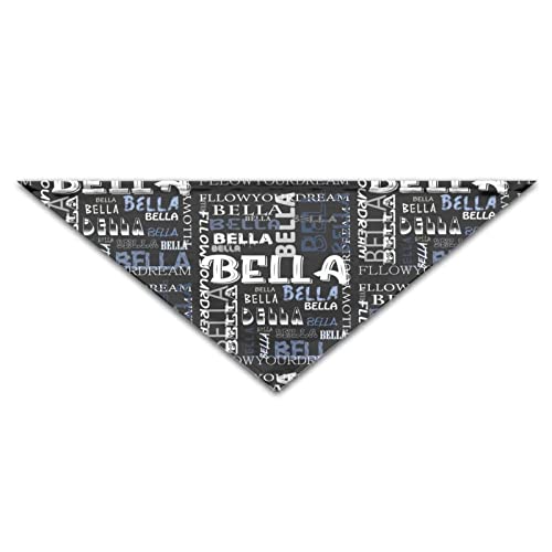 Personalized Pet Bandana with Name and Image Customization