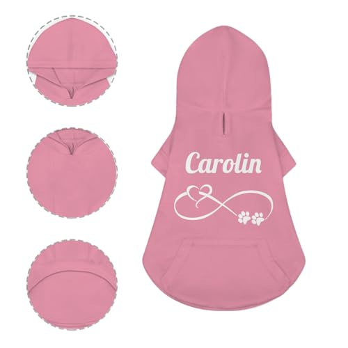 Personalized Custom Dog Hoodies with Name for Pets