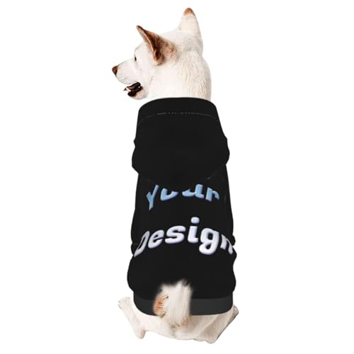 Personalized Photo Text Hoodie for Small Pets