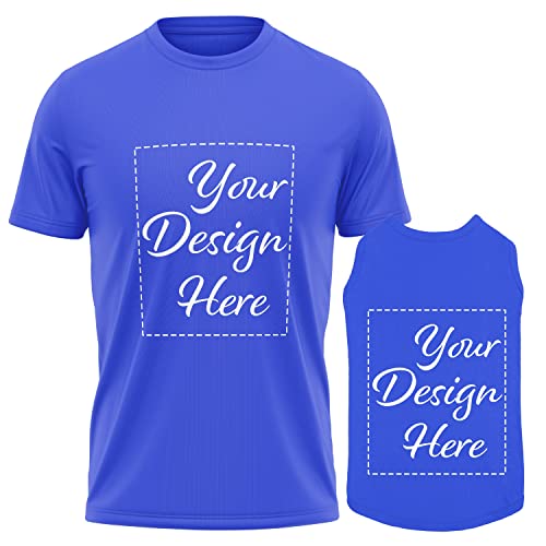 Custom Matching T-Shirts for Dogs and Owners