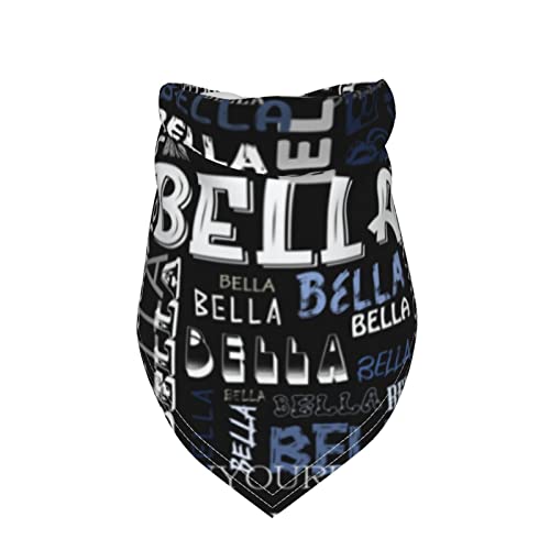 Personalized Pet Bandana with Name and Image Customization