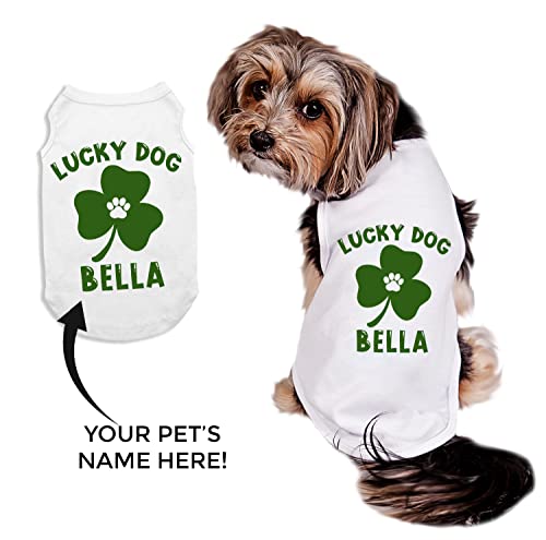 Personalized Lucky Dog St. Patrick's Day Shirt (3XL)