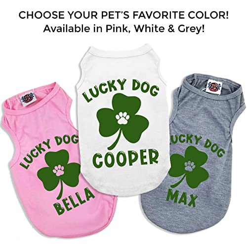 Personalized Lucky Dog St. Patrick's Day Shirt (3XL)