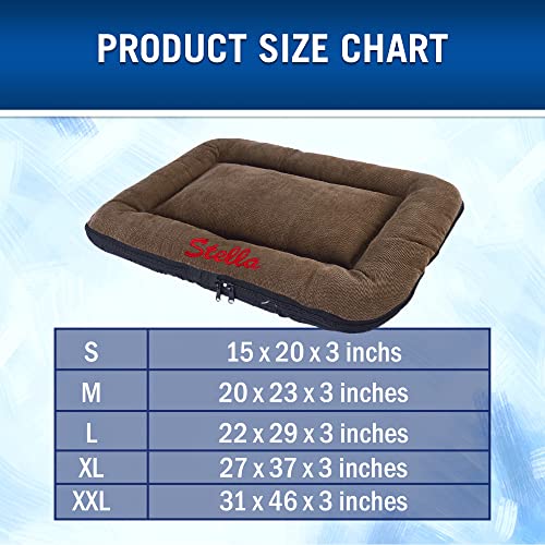 Custom Embroidered Personalized Dog Bed - Super Soft