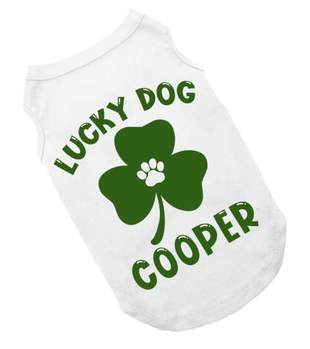 Personalized Lucky Dog St. Patrick's Day Shirt (3XL)
