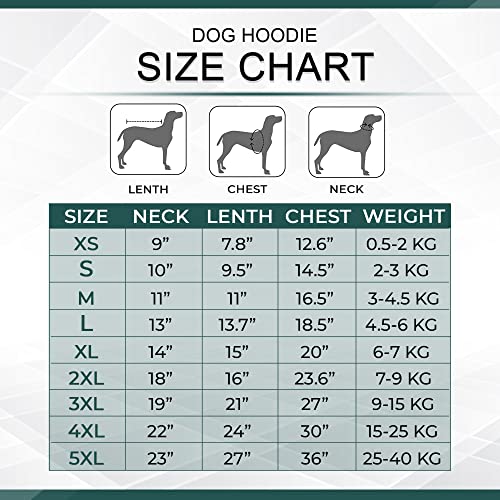 Custom Dog Hoodie with Embroidered Name and Paws