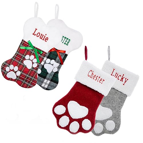 Personalized Pet Christmas Stocking with Custom Name