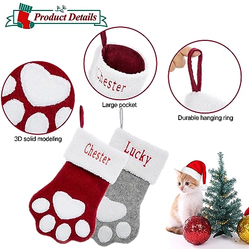 Personalized Pet Christmas Stocking with Custom Name