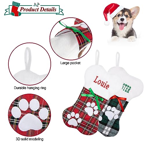 Personalized Pet Christmas Stocking with Custom Name
