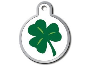 St. Patrick's Day Shamrock Custom Pet ID Tags