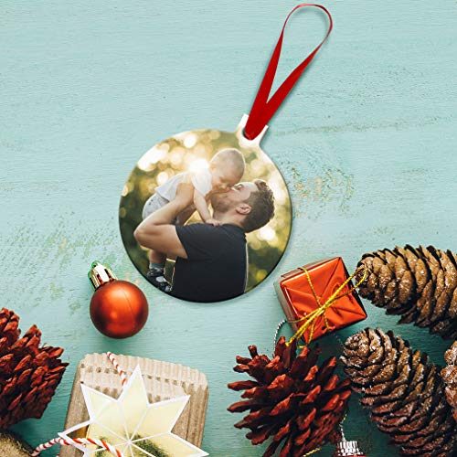 Custom Aluminum Paw Shape Christmas Ornament with Personalization