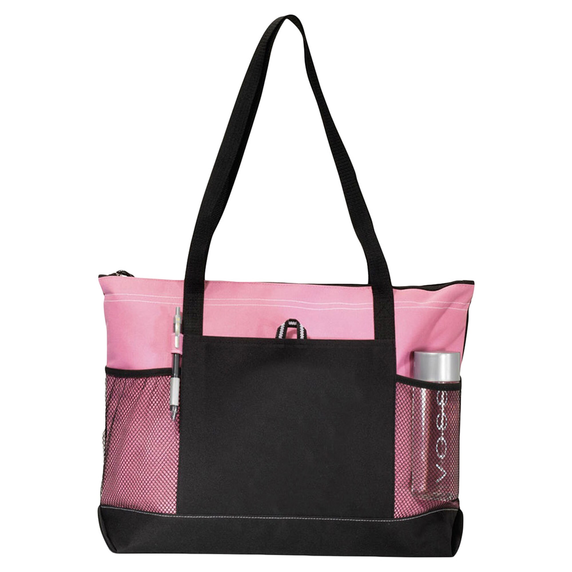 Monogrammed Zippered Dog Tote Bag - Personalized Pet Travel