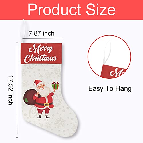 Personalized Family Christmas Stockings with Custom Cat Design