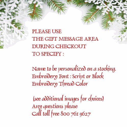 Custom Dog Christmas Stocking