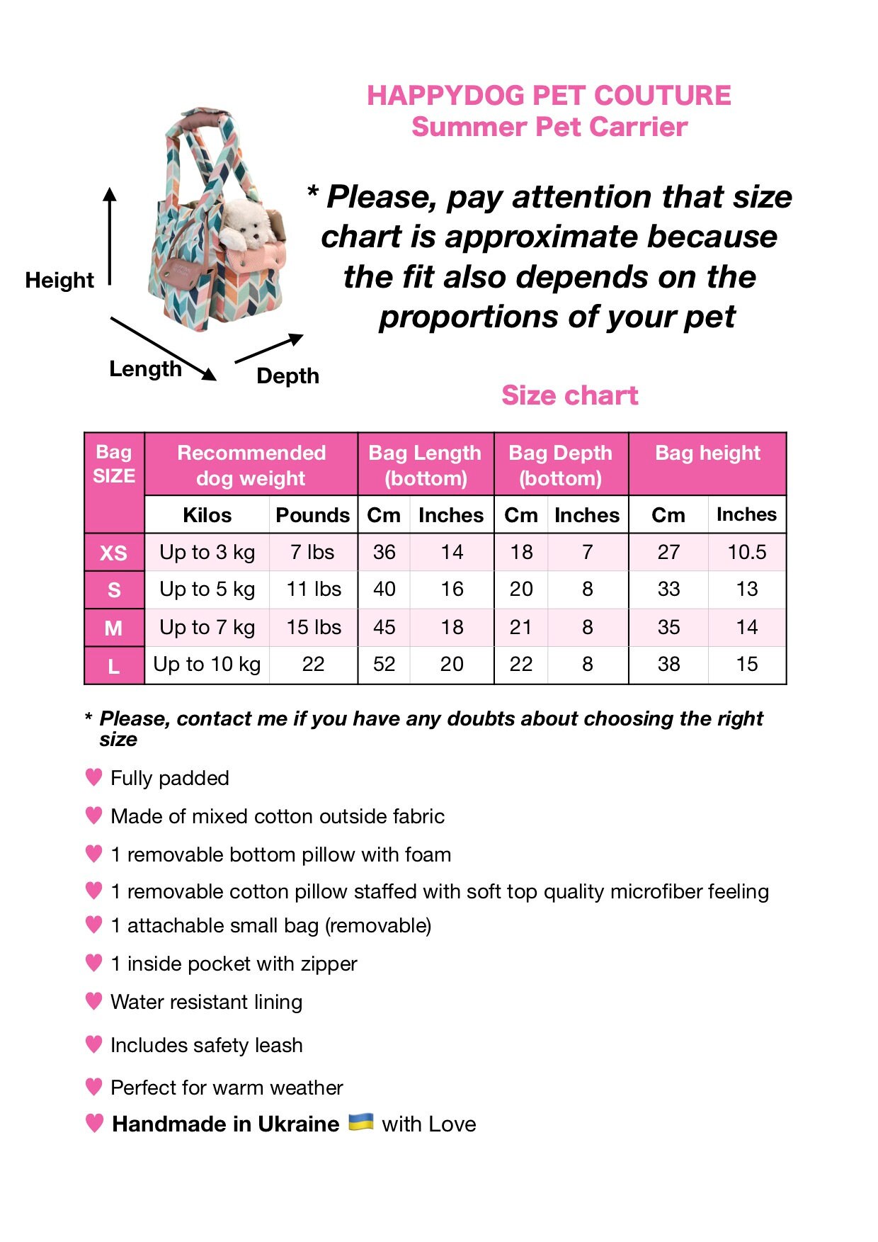 Designer Dog Bag Carrier for Stylish Pups