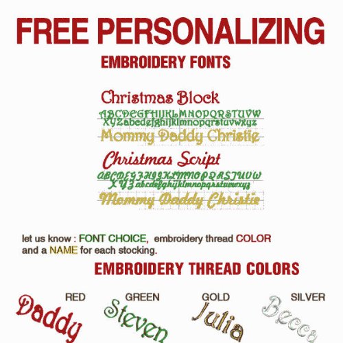 Custom Dog Christmas Stocking