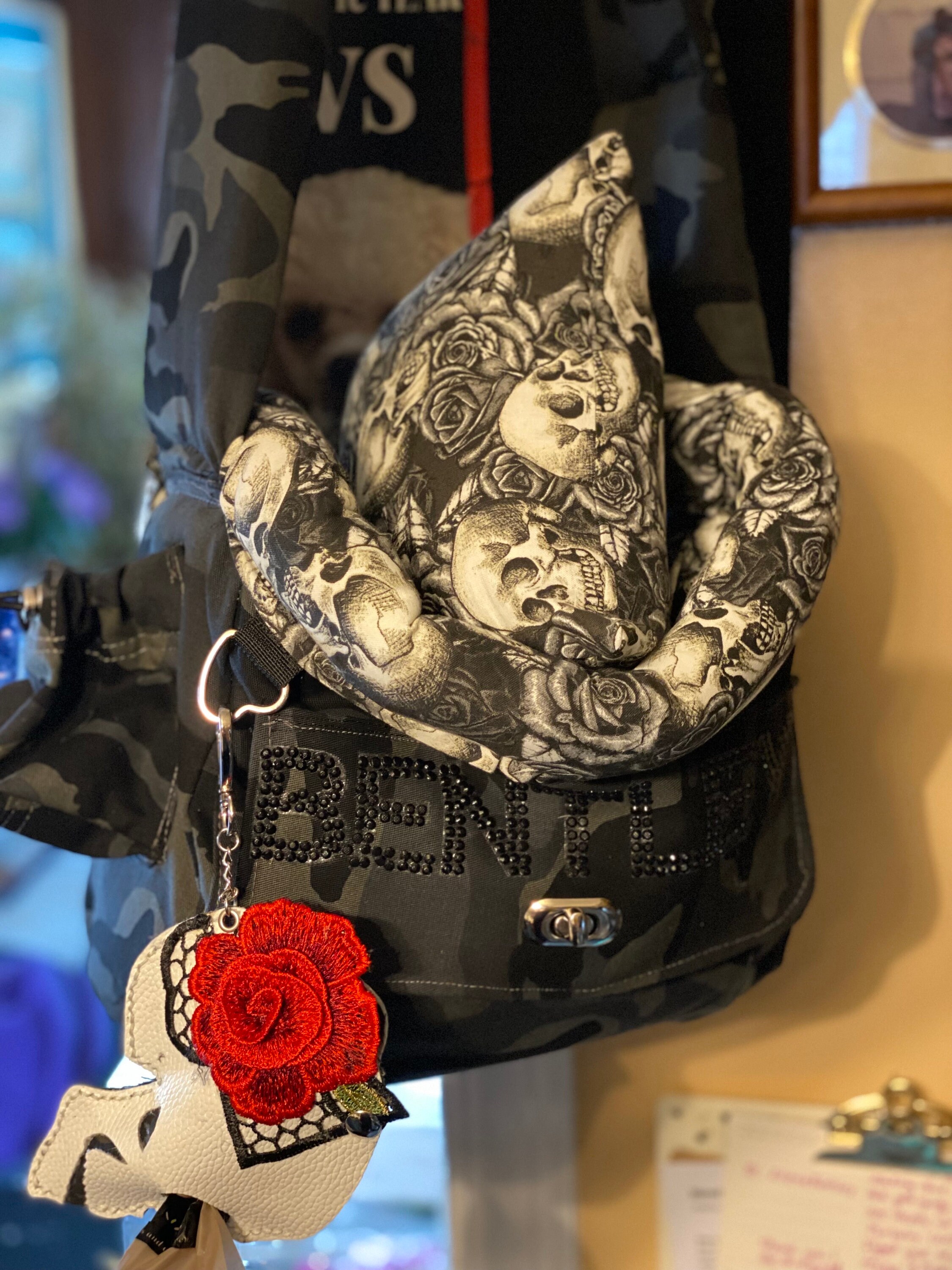 Black Camo vs Black Skull Custom Pet Products