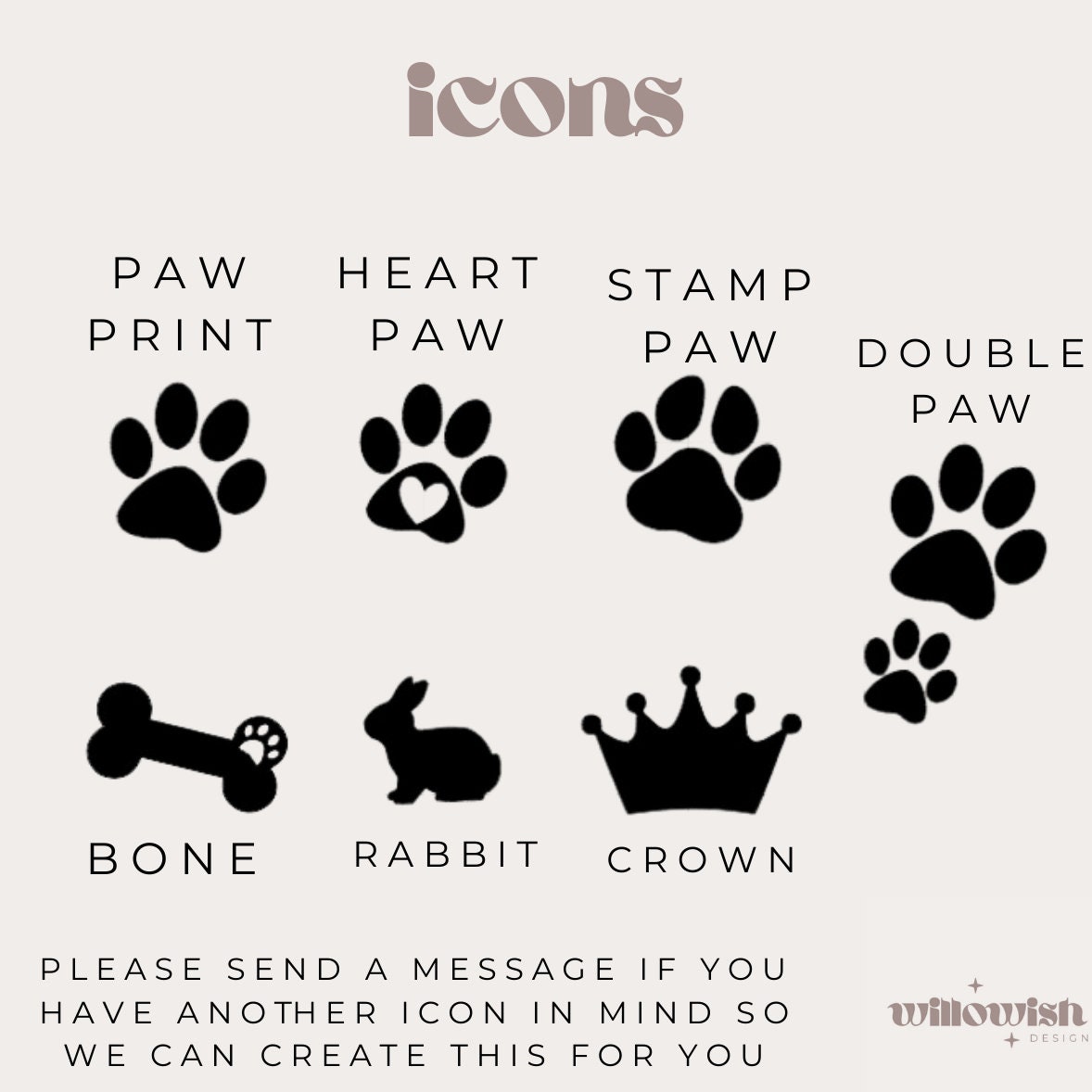 Custom Calligraphy Pet Feeding Bowl - Dog Cat Rabbit