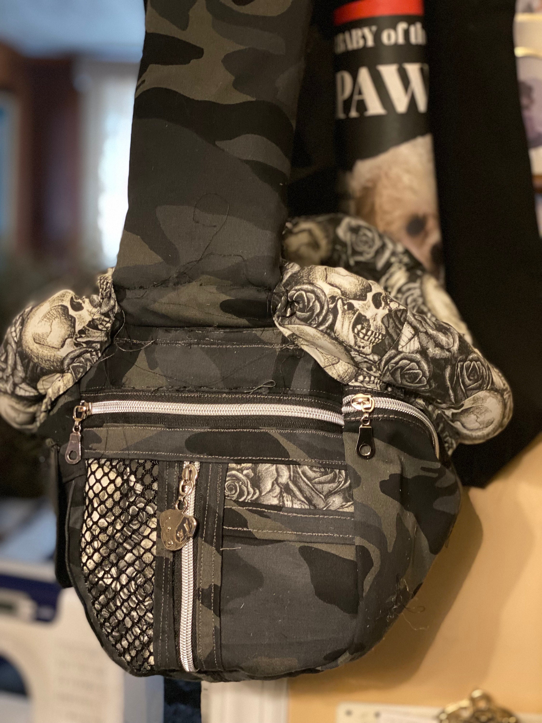 Black Camo vs Black Skull Custom Pet Products