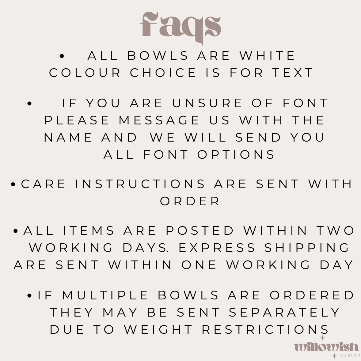 Custom Calligraphy Pet Feeding Bowl - Dog Cat Rabbit