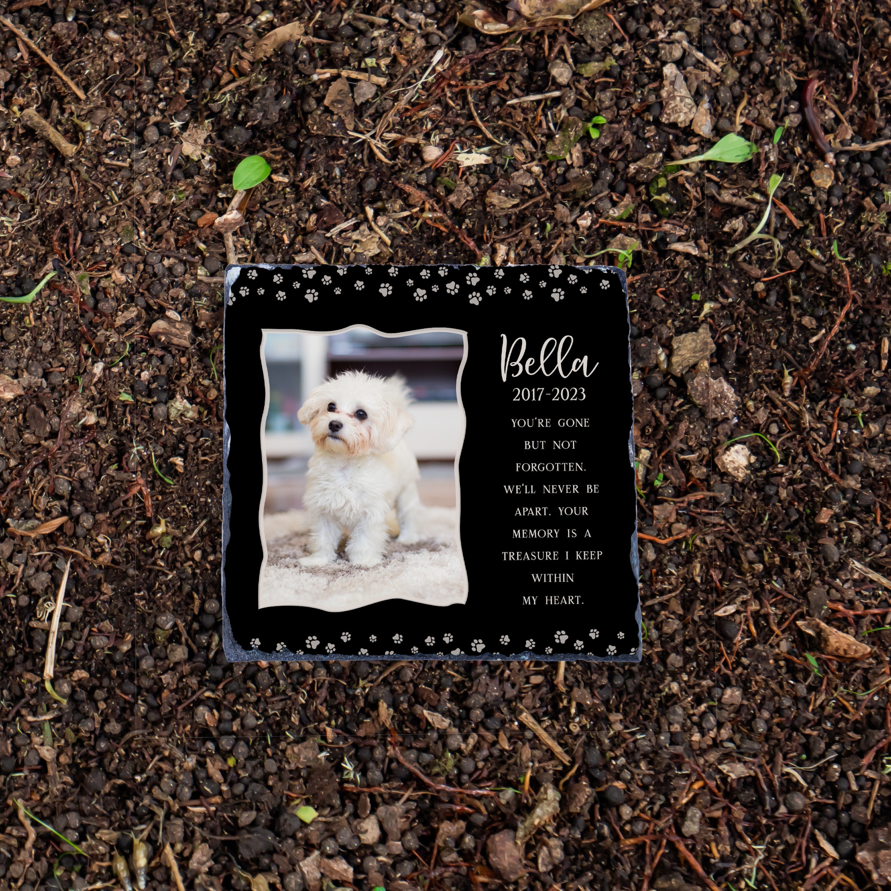 Pet Memorial Stone, Dog Memorial Stone, Pet Grave Marker, Dog Headstone Personalized, Pet Headstone, Loss of Dog Memorial Sympathy Gift