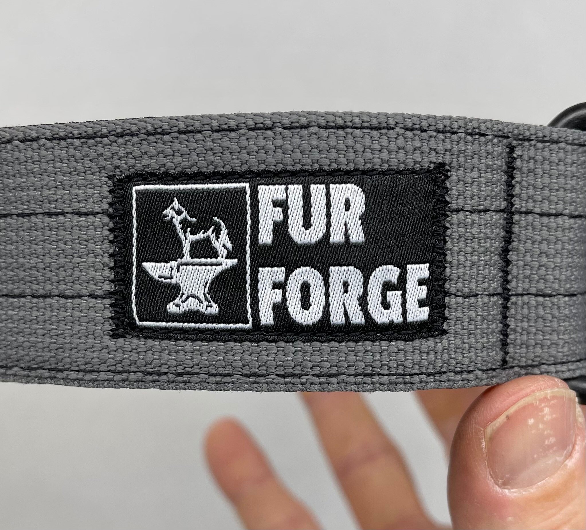 Custom Embroidered Tactical Dog Collar with Metal Buckle