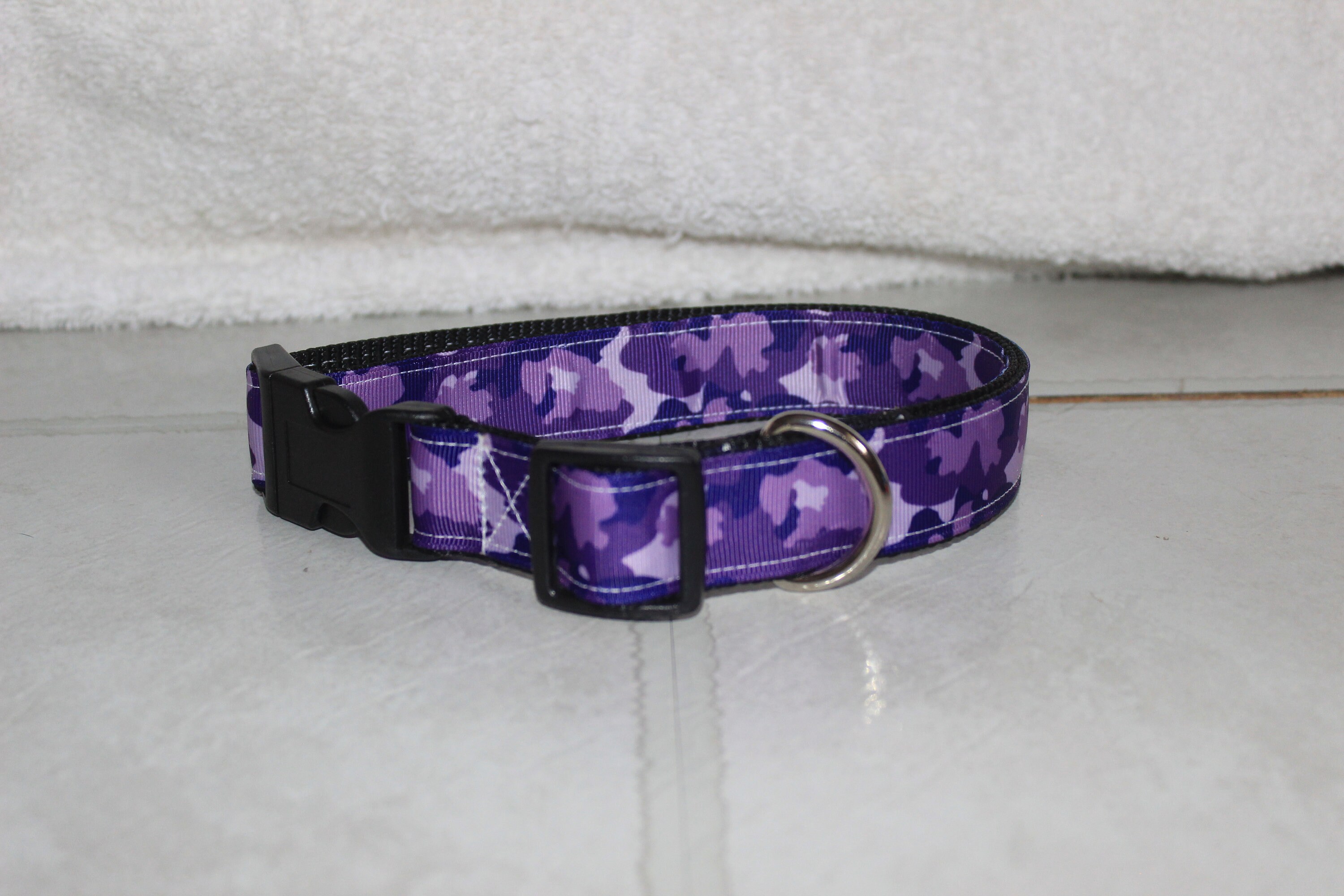 Personalized Camouflage Plastic Buckle Pet Collars