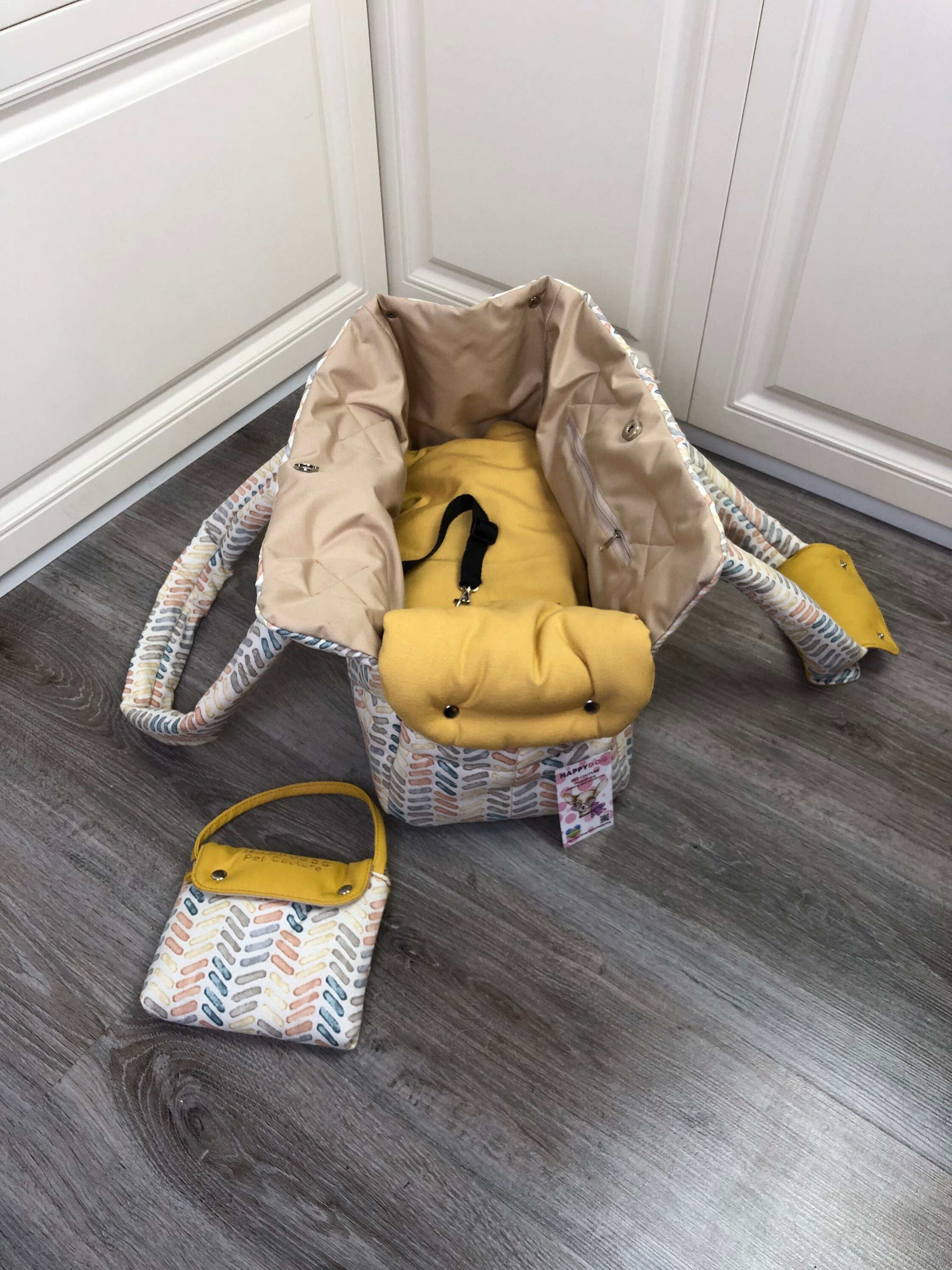 Designer Custom Dog Carrier for Small Breed Canines