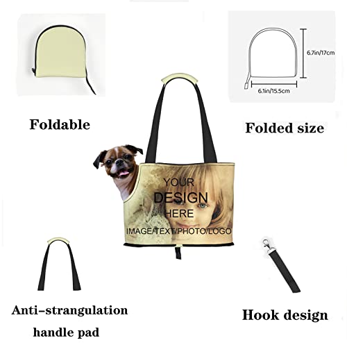 Dog Carrier with Collar Hook, Waterproof, Personalized - 22lbs