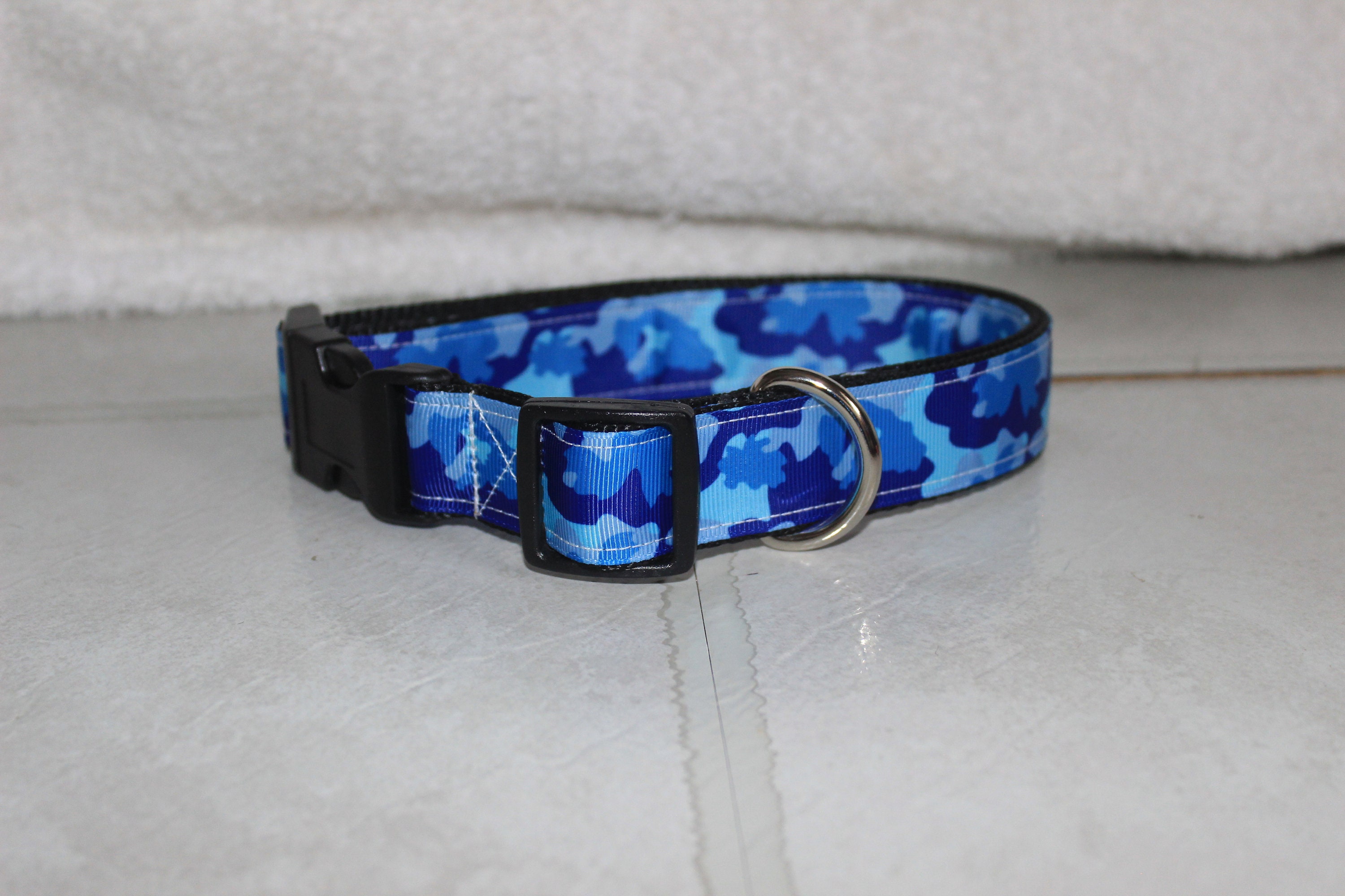 Personalized Camouflage Plastic Buckle Pet Collars