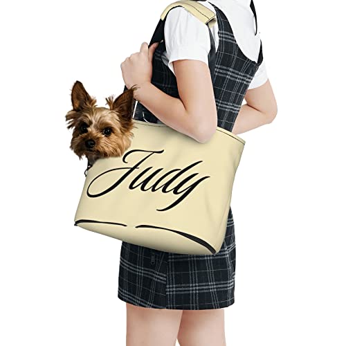 Personalized Multicolor Pet Carrier Tote Bag - Customizable