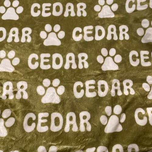 Personalized Pet Name Blanket for Dog and Cat