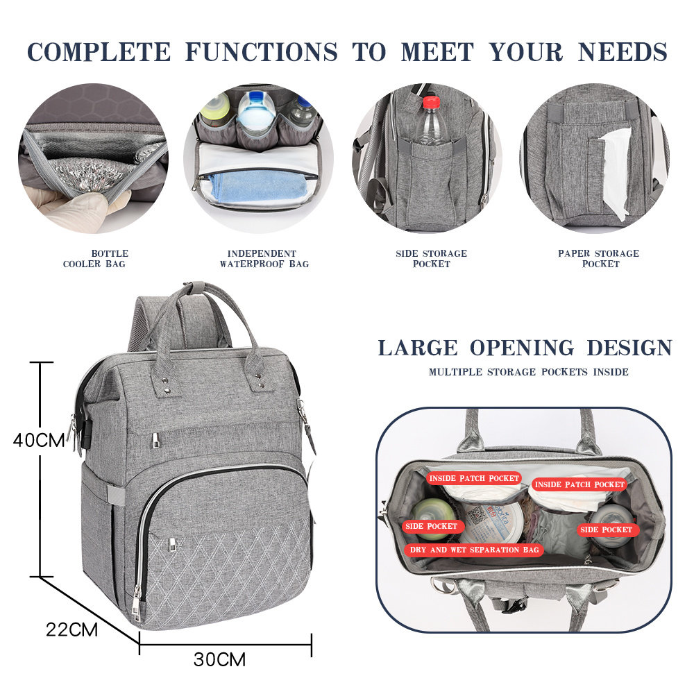 Custom Pet Tote Backpack for Travel and Daycare