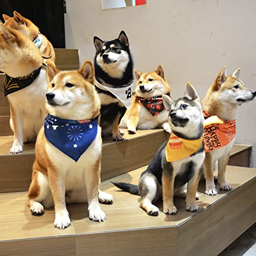 Festive Dog Bandanas for Medium to Large Pets