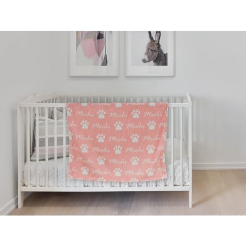 Personalized Pet Name Blanket for Dog and Cat