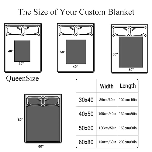 Personalized Photo Blanket for Dog Memorial - Pet Remembrance