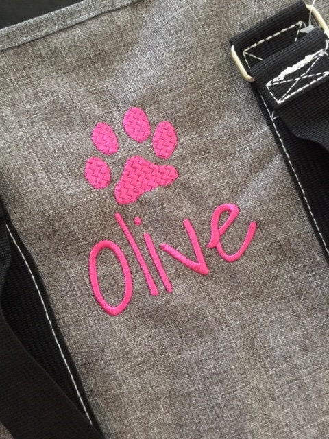 Custom Pet Tote Bag for Travel and Daycare