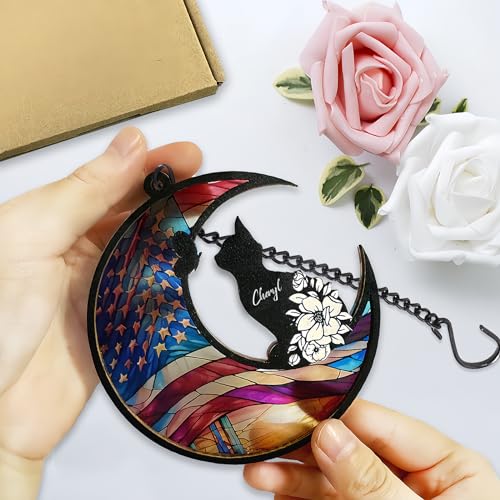 Personalized Dog Memorial Suncatcher with Custom Name