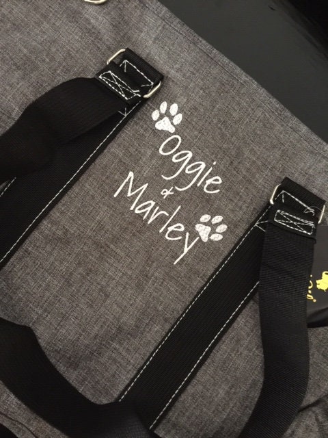 Custom Pet Tote Bag for Travel and Daycare