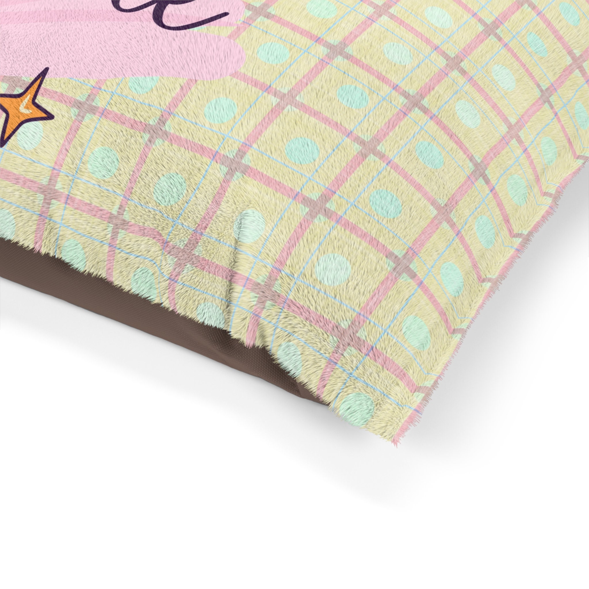 Personalized Soft Pastel Dog Pillow - Cozy & Customizable